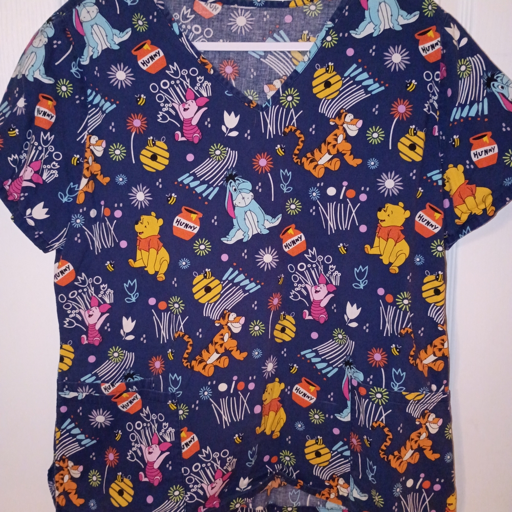 Disney Winnie The Pooh Scrub Top